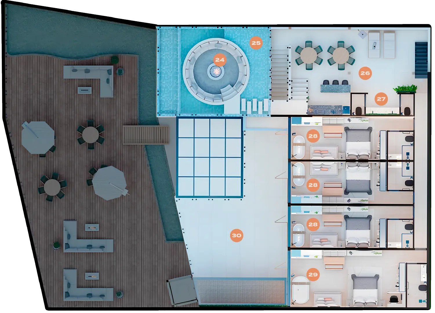 Segundo Pavimento - Residencial Contra Ponto